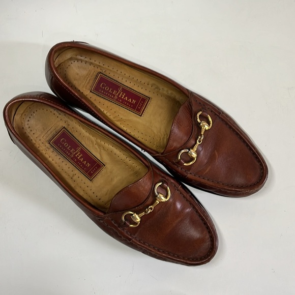 Vintage Cole Hann Crafted Made in Italy 
Horse bit Loafers Men’s Size 9.5 M - Picture 11 of 16
